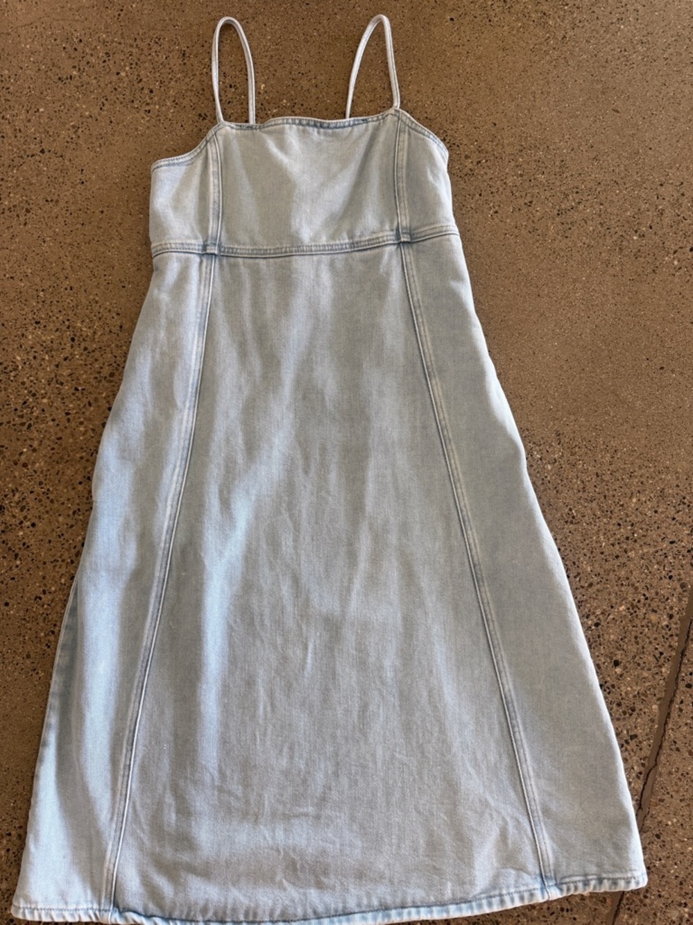 Treasure & Bond Blue Denim Midi Sundress - Picture 3 of 9